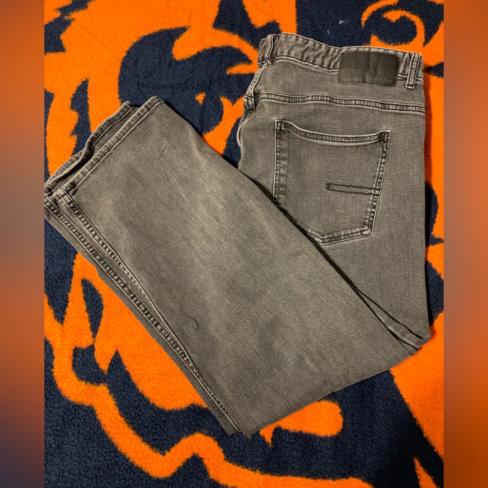 Kalvin Klein Mens Gray Vintage Jeans 38x30 - Picture 5 of 12